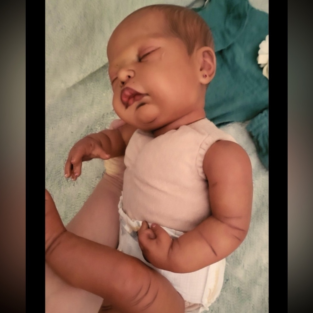 Handmade authentic high end Reborn Realborn doll Cecily by the late Adrie Stoete - Picture 8 of 13